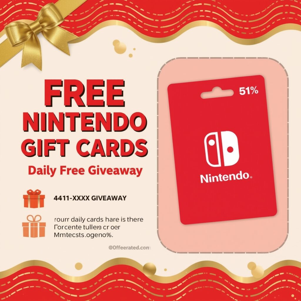 Claim Your Free Nintendo eShop Gift Card Today – Step-by-Step Guide